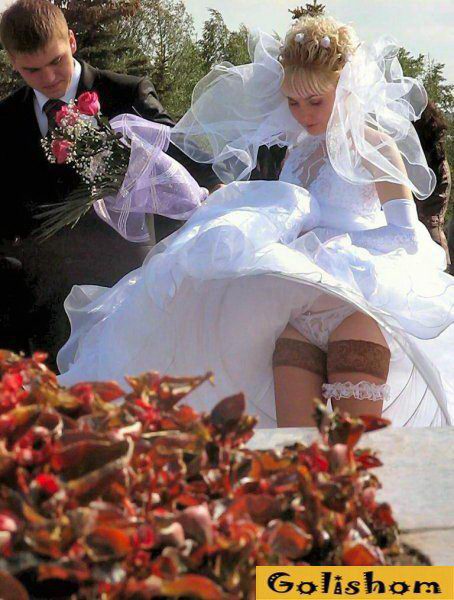 Голые невесты или засветы на свадьбе