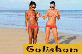 Две очаровательные смуглые нудистки из Бразилии