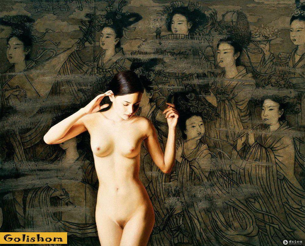 Китайская художница Liu Su и ее работы в стиле ню